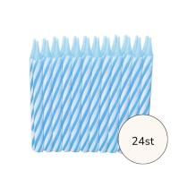 Taartkaarsjes_Blauw___24st