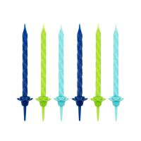 Taartkaarsjes_Blauw___Groen___24_stuks