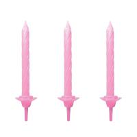 Taartkaarsjes_Licht_Roze___24st