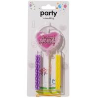 Taartkaarsjes_Met_Hart_Roze