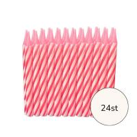 Taartkaarsjes_Roze___24st