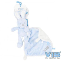 VIB_Pluche_Konijn_met_Doekje_Blauw_1