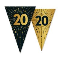 Vlaggenlijn_Hoera_20_Jaar_Zwart___Goud___10m