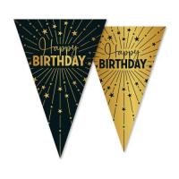 Vlaggenlijn_Hoera_Happy_Birthday_Zwart___Goud___10m