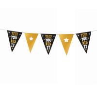 Vlaggenlijn_You_Did_It_Zwart___Goud___5m