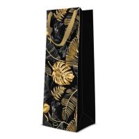 Wijnfles_Cadeautas_Gouden_bladeren