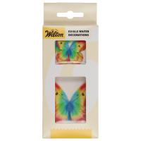 Wilton_Eetbare_Papieren_Decoraties_Regenboog_Vlinders_set_8_1