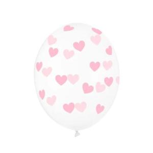 Ballonnen_Transparant_met_Roze_Hartjes____6st