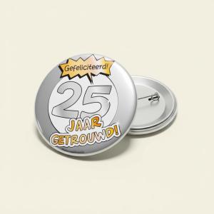 Button_XL_Getrouwd_25_Jaar