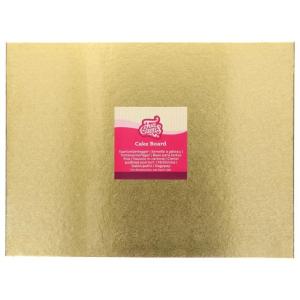 Cake_Board_Oblong_Goud__40x30cm