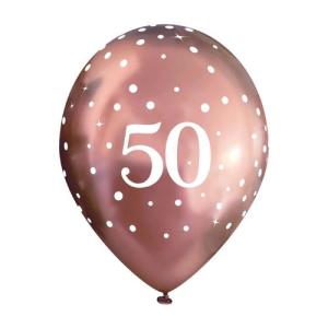 Chrome_Ballonnen_Ros__Cijfer_50____6st__1