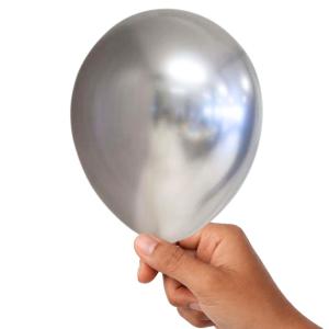 Chrome_Decoratie_Ballonnen_Zilver___20st