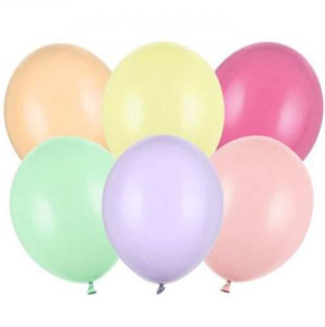 Decoratie_Ballonnen_Mat_Baby_Mix__100st_