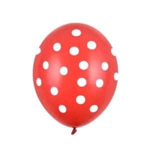 Dots_Ballonnen_Rood_Wit___6st