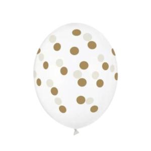 Dots_Ballonnen_Transparant_Goud___6st