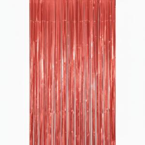 Feestgordijn_Metallic_Rood__2
