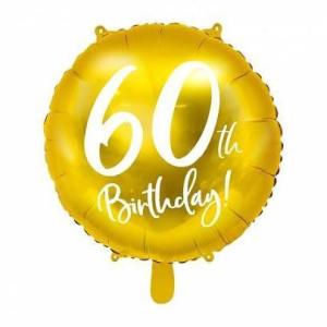 Folieballon_60th_Birthday_Goud__45cm_