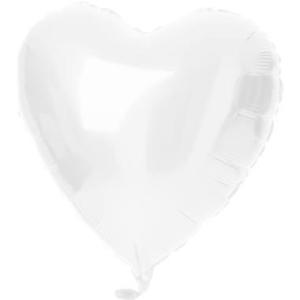 Folieballon_Hart_Wit_61cm