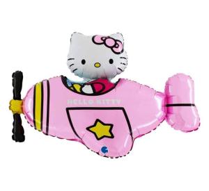 Folieballon_Hello_Kitty_Airplane_Shape