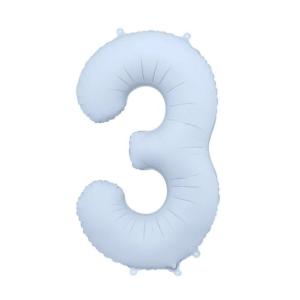 Folieballon_Light_Blue_Cijfer_3