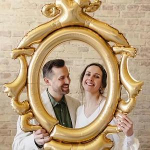 Folieballon_Selfie_Frame_Goud_2