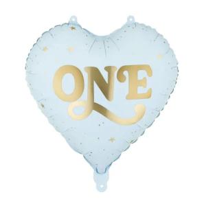 Folieballon_hart__One__Lichtblauw___45cm