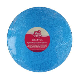 FunCakes_Cake_Drum_Rond_Blauw___25cm__