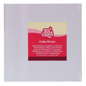 FunCakes_Cake_Drum_Vierkant_Glanzend_Goud_25_cm___Goud_1