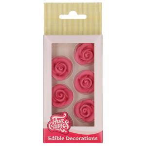 FunCakes_Fondant_Decoraties_Rozen_Roze_set_12