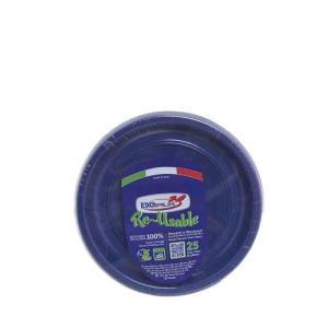 Gekleurde_Plastic_Dessertborden_Donkerblauw_17cm____25st