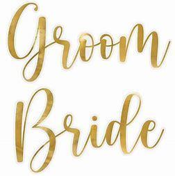 Glasstickers___Bride___Groom____goud___2st