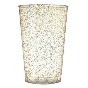 Glitter_Bekers_Transparant_Goud___10st