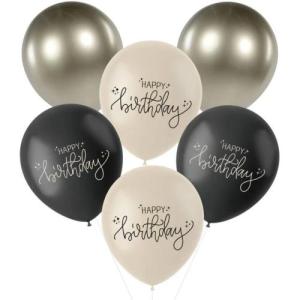 Happy_Birthday_Ballonnen_Creme_Noir___6st