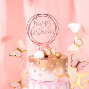 Happy_Birthday_Taarttopper_Ros_goud