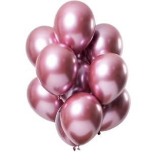 Helium_Ballonnen_Chrome_Roze__10_stuks