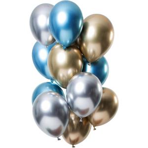 Latex_Ballonnen_Chrome_Mix_31cm___10st