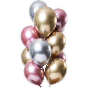 Latex_Ballonnen_Chrome_Zilver_31cm___10st_2