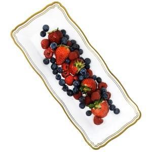 Luxe_Wit___Goud_Serveerschalen_2x_35x15cm