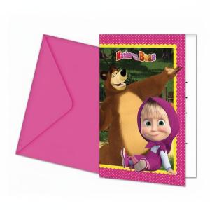 Masha_en_de_Beer_Uitnodigingskaarten__6st_2