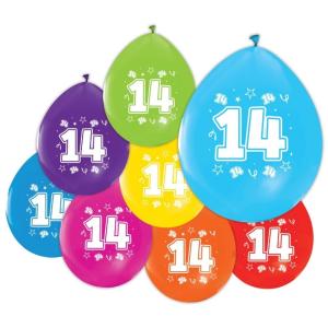 Mix_Ballonnen_Cijfer_14___8st