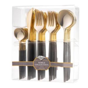 Noble_Collection_Goud_Zwart_Bestek_40dlg