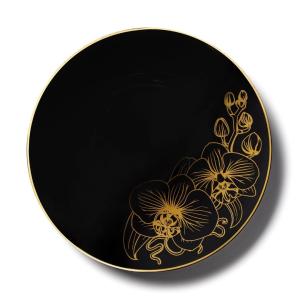 Orchid_Zwart___Goud_Borden_26cm___10st
