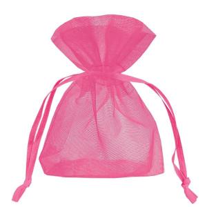 Organza_Zakjes_Donker_Roze__10st_