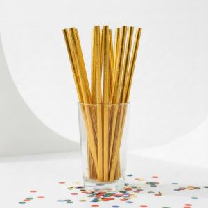 Papieren_Rietjes_Goud_Metallic__24st_2