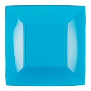 Plastic_Dessertborden_Turquoise__25st__1