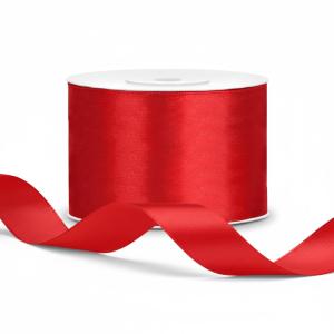Satijnlint_50mm_25m_Rood_