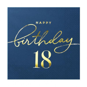 Servetten_Happy_Birthday_18_Marineblauw__10st_