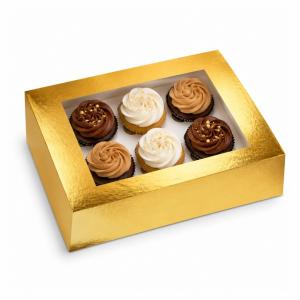 Simply_Making_Cupcake_Box_Venster_Goud_Metallic_6_pk_2_1