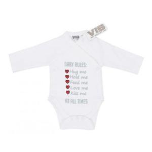 VIB_Romper_Baby_Rules_Wit_0_3m