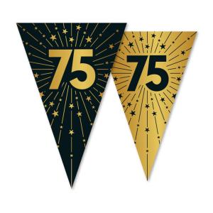 Vlaggenlijn_Cijfer_75_Zwart___Goud___10m